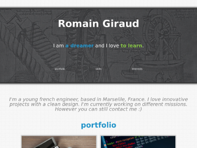 Portfolio project illustration