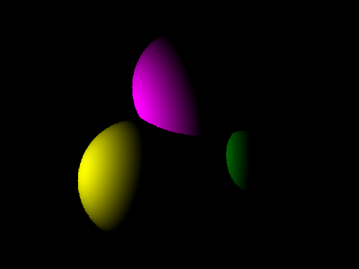 My first raytracer project illustration